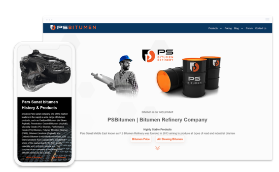 اسکرین شات از صفحه دسکتاپ psbitumen