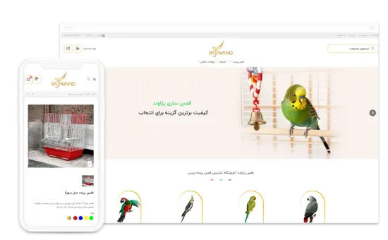 اسکرین شات از صفحه دسکتاپ پژاوند