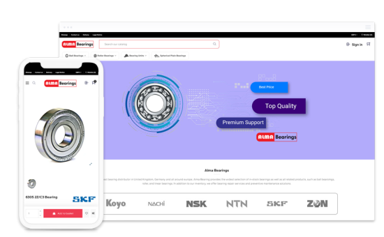 اسکرین شات از صفحه دسکتاپ آلما بیرینگ