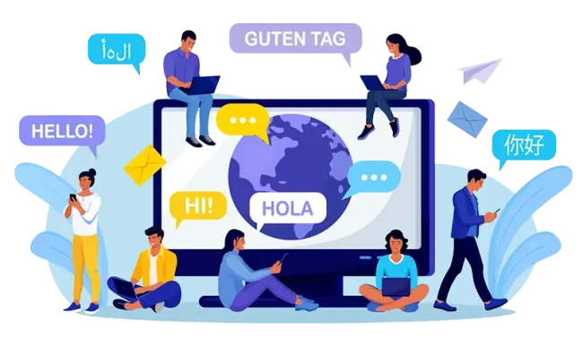 طراحی سایت چند زبانه Multilingual